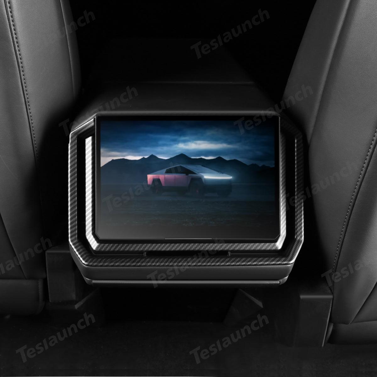 Carbon Fiber Style Rear Air Conditioning Vent Trim Cover for Tesla Cybertruck - Evooor