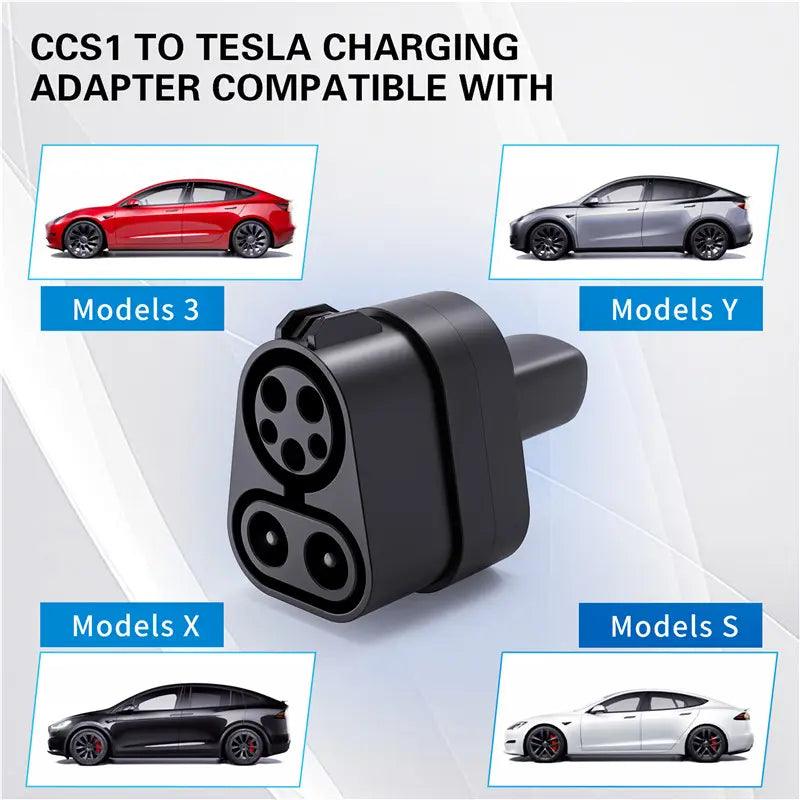 Tesla Model 3/Y/S/X CCS1 to Tesla Charger Adapter for Fast Charging - Evooor