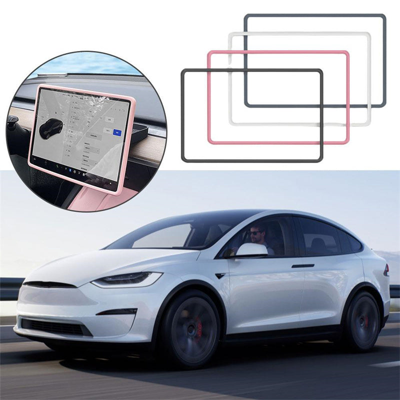 Model 3/Y Screen Protective Frame- Dashboard Silicone Screen Protector For Tesla