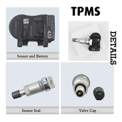 ModelSensore di monitoraggio della pressione dei pneumatici 3/S/X adatto perTesla(2015-2019) 4PCS