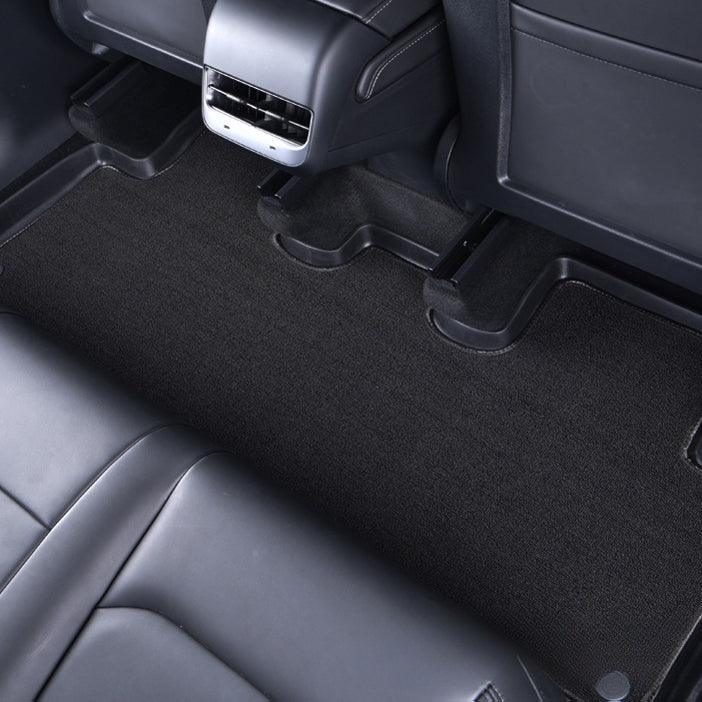 Tesla Model Y Floor Mats All Weather Double Layer Flocking TPE (2020-2023) - Evooor