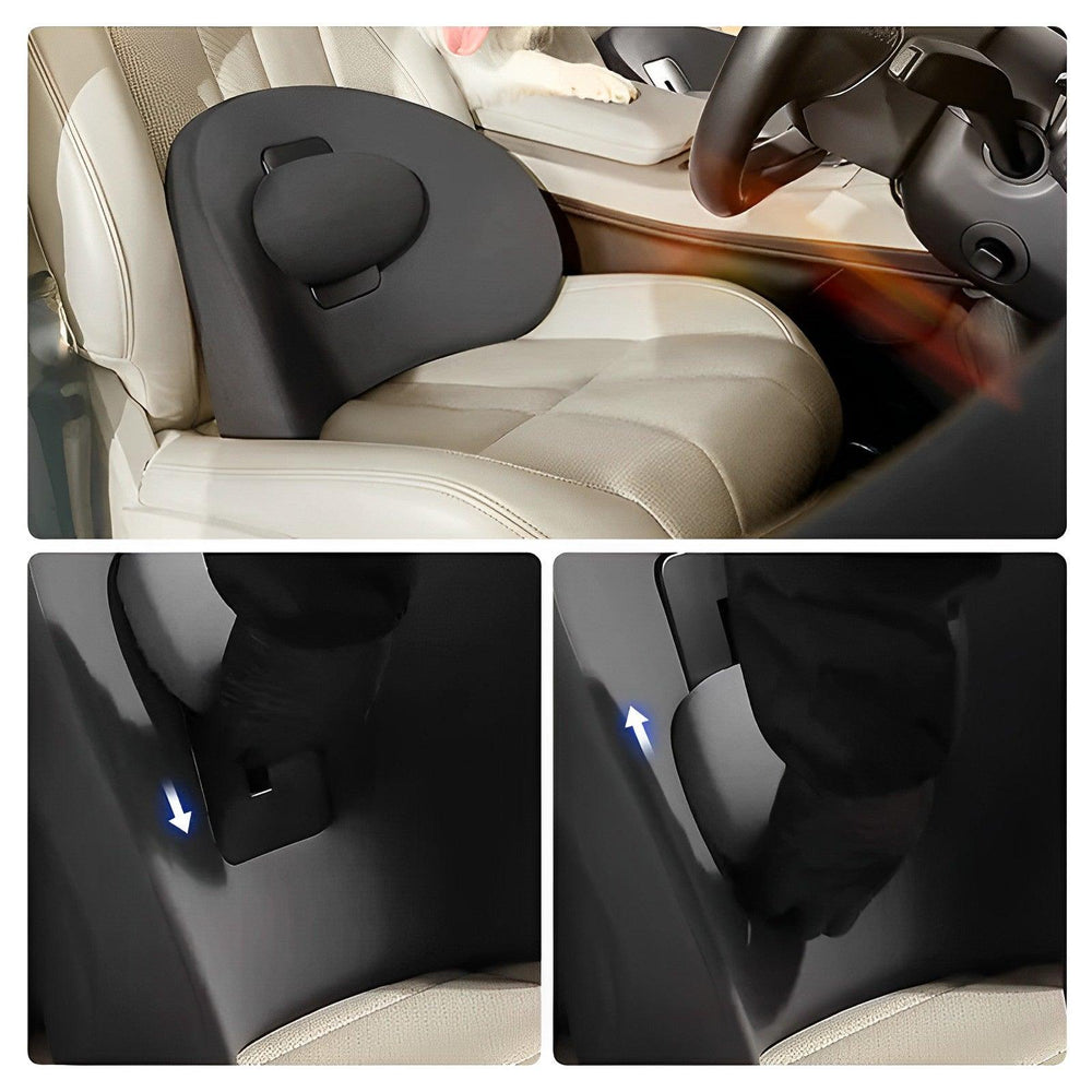 Ergonomic Support Set for Tesla Models - Adjustable Lumbar and Neck Pillows for Comfort - Evooor