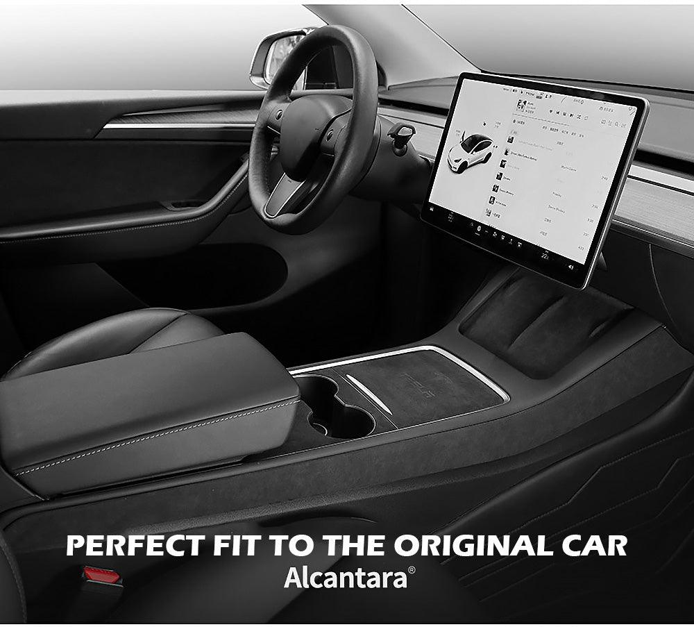 Model 3/Y Alcantara Center Console Side Trim Cover for Tesla(2017-2023) - Evooor