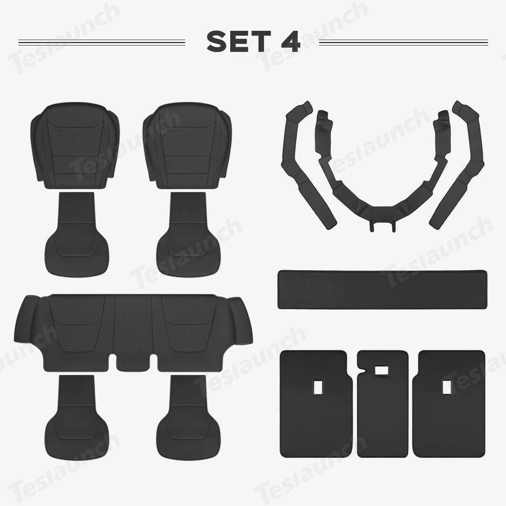 Napa Leather All-Around Interior Protection Kit for Tesla Model Y Juniper 2025+ - Evooor