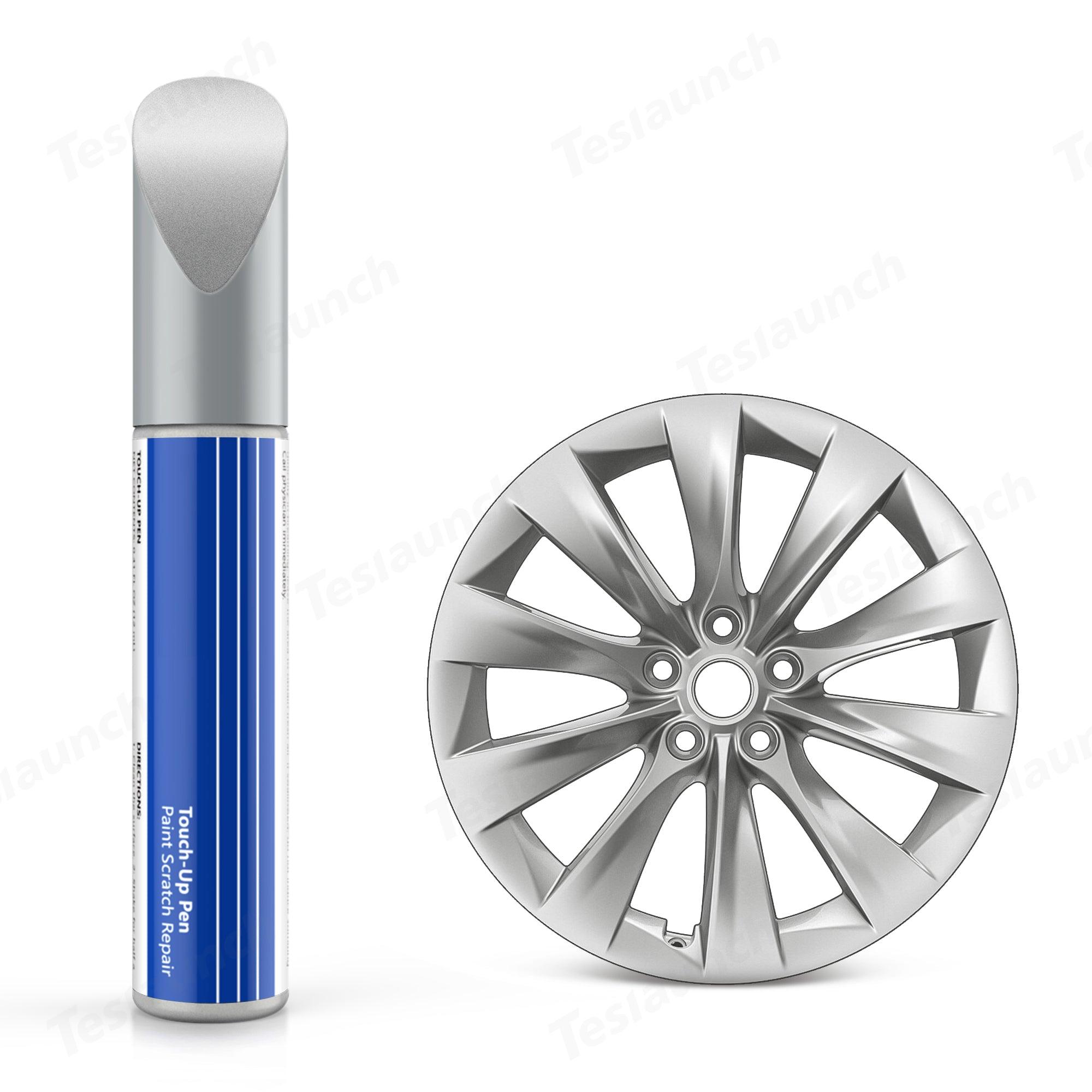 Wheel Rims Touch Up Paint for Tesla Model X- DIY Curb Rash Repair with Color-matched Touch Up Paint - Evooor