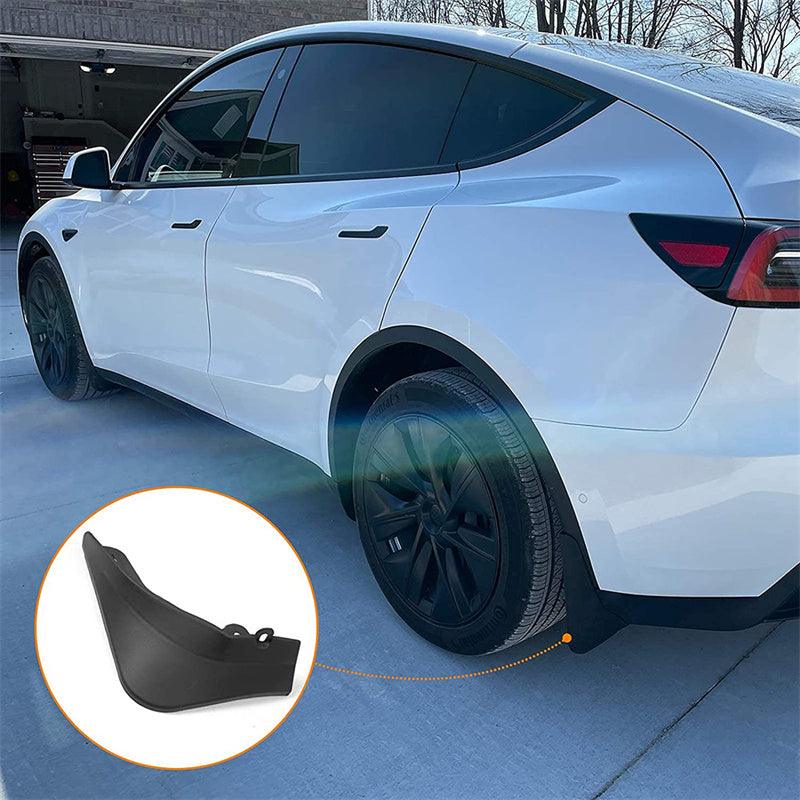 Model Y Mudflaps Splash Guards MudGuards Mud Flaps Fender Car Protect 4 PCS for Tesla (2020-2023) - Evooor