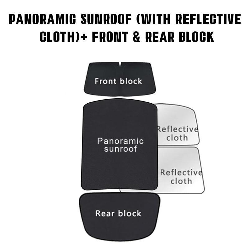 Model S Panoramic Sunshades Openable Sunroofs Sun Visor Accessories For Tesla(2015-2023) - Evooor