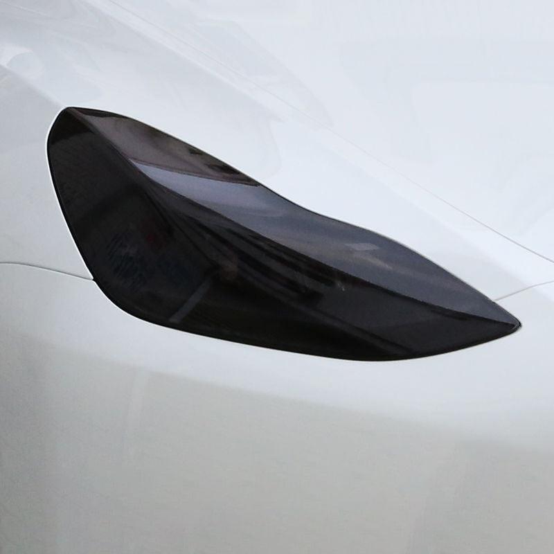 Tesla Model 3 & Y Headlight Protection Film (1 Pair) - Smoked (2017-2023) - Evooor