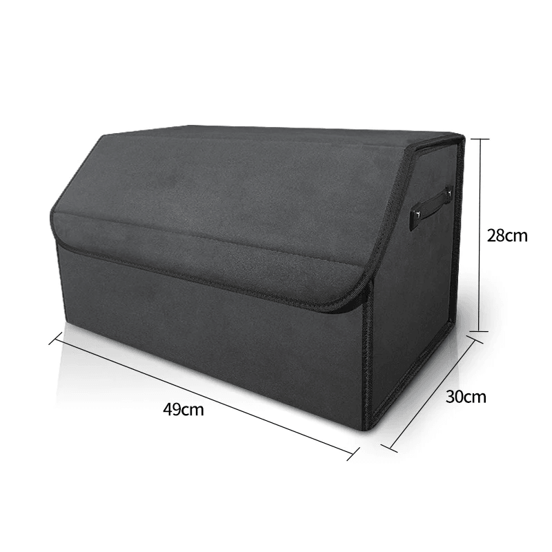 Model 3/Y/X/S Alcantara Trunk Folding Storage Box for Tesla - Evooor