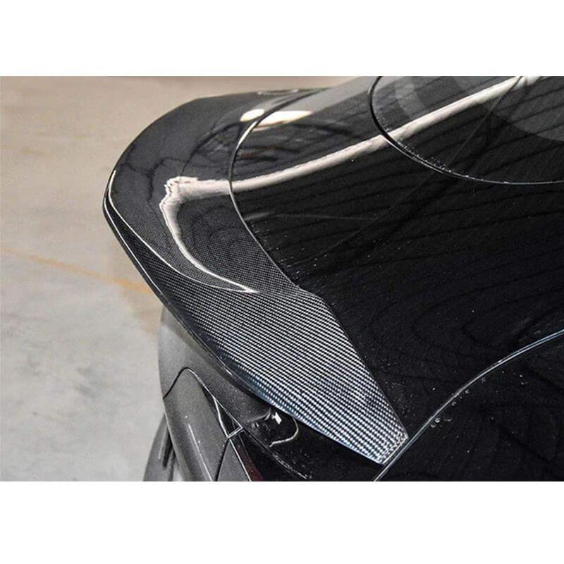 High Performance Real Carbon Fiber Rear Spoiler Upgrade for Tesla Model 3 - Enhanced Aerodynamics and Style (2017-2023) - Evooor