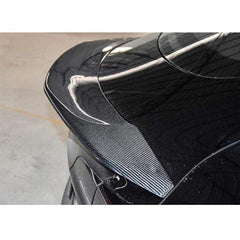 High Performance Real Carbon Fiber Rear Spoiler Upgrade for Tesla Model 3 - Enhanced Aerodynamics and Style (2017-2023)