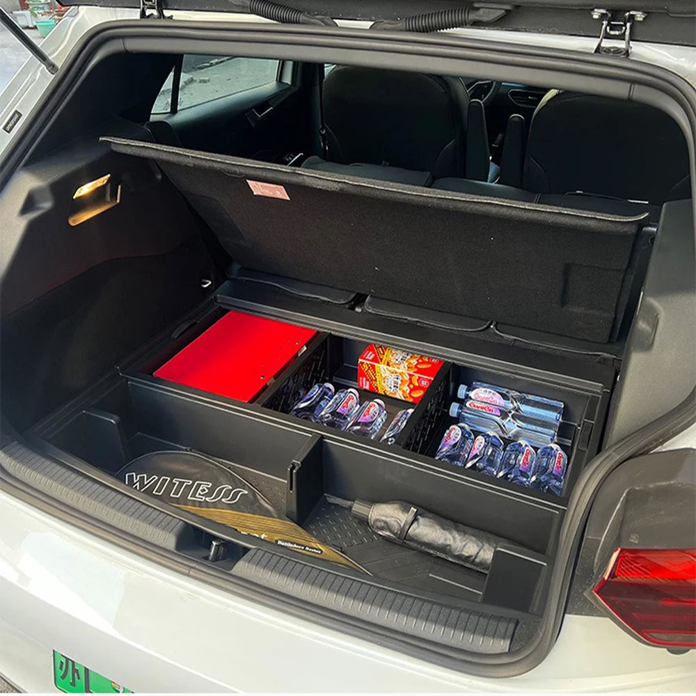 PP Plastic Rear Trunk Interior Storage Box For VW ID.3 2021+ - Evooor