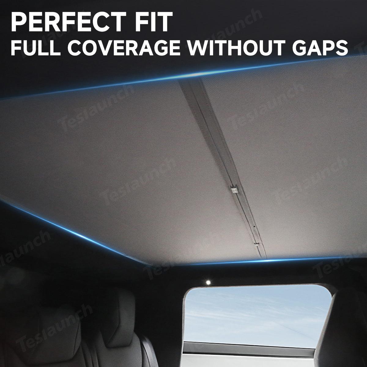 Split Nano Ice Crystal Glass Roof Sunshade for Cybertruck (2 PCS) - Evooor