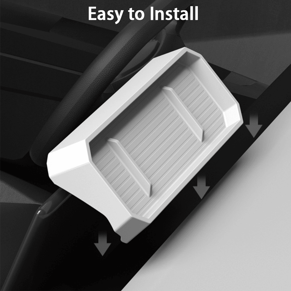 Silicone Center Console Behind Screen Storage Tray for Cybertruck - Evooor