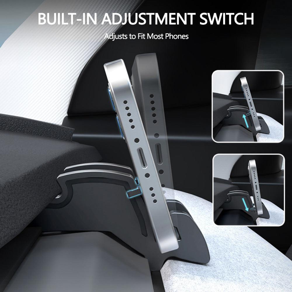 Liquid Silicone Air Vent Phone Holder for Tesla Model 3/Y (Not Fit for 2024+ Model 3 Highland) - Evooor