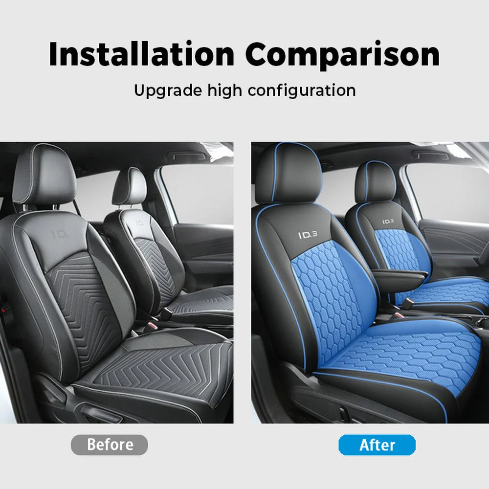 Leather Full-covered Car Seat Covers For VW ID.3 2024