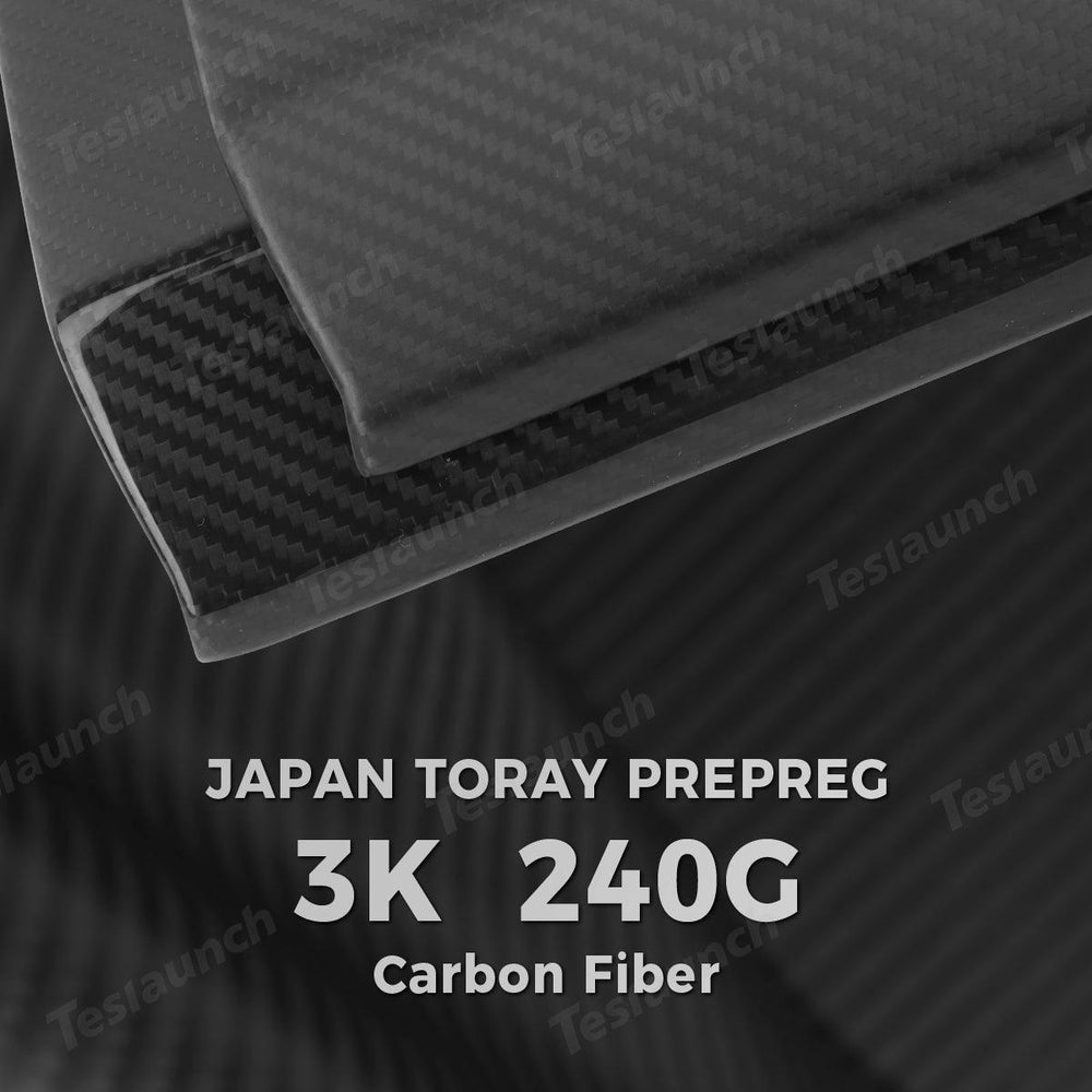 [Real Carbon Fiber] Backseat Air Vent Top Cover for Cybertruck - Evooor
