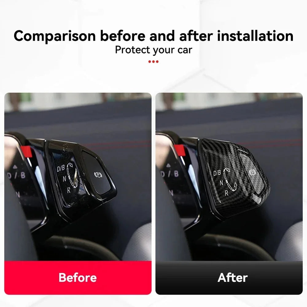 ABS Car Gear Knob P Button Trim Cover For VW ID.3 2020-2024 - Evooor