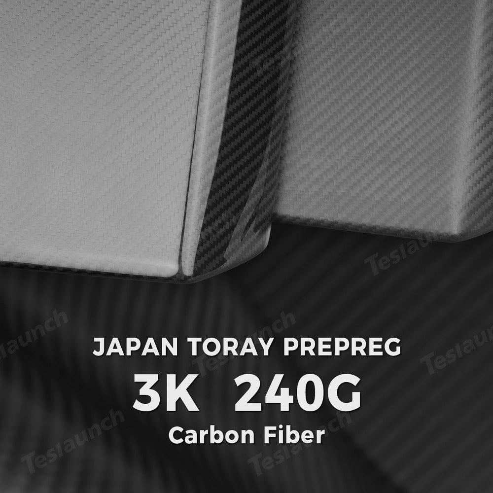 [Real Carbon Fiber] Center Console Armrest Cover for Cybertruck - Evooor