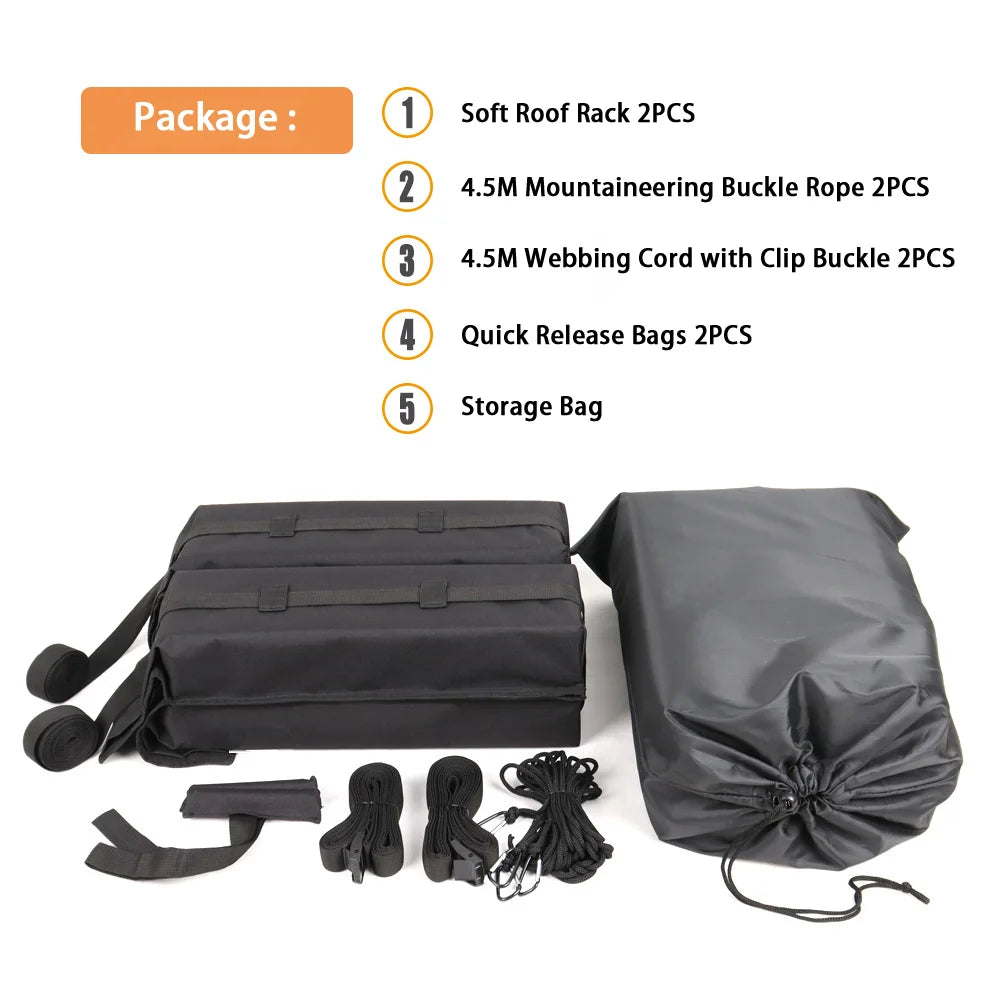 Oxford Fabric Roof Soft Rack For VW ID.4 2021–2025 - Evooor