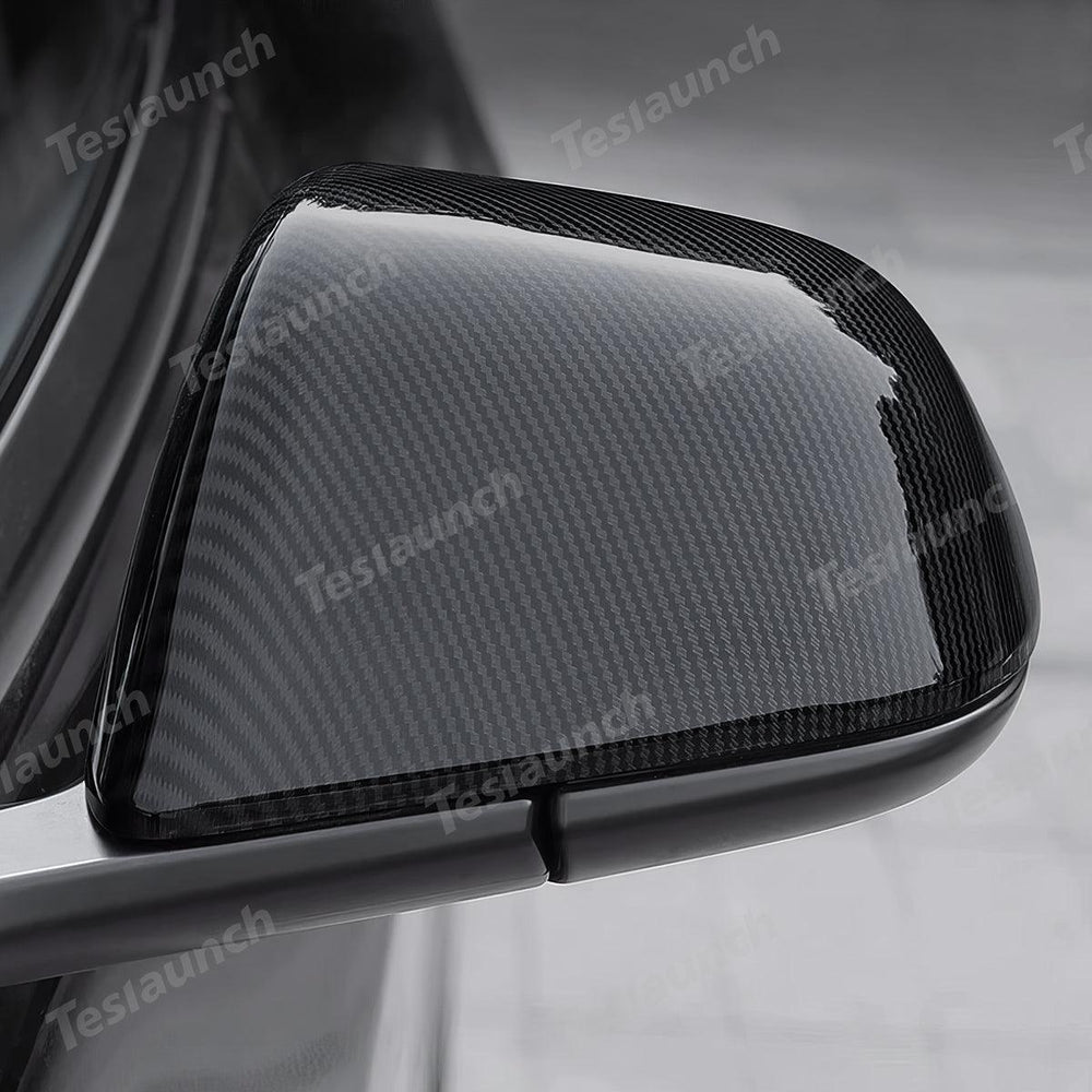 Side Mirror Cover Caps – Protective & Stylish Exterior Trim for Tesla 2024 Model 3 Highland - Evooor