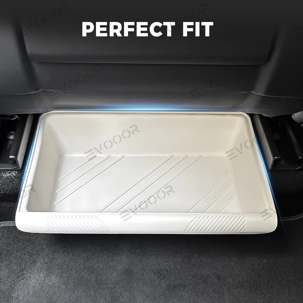 Under Seat Storage Box Sleek Organizer for Tesla Model Y Juniper 2025+