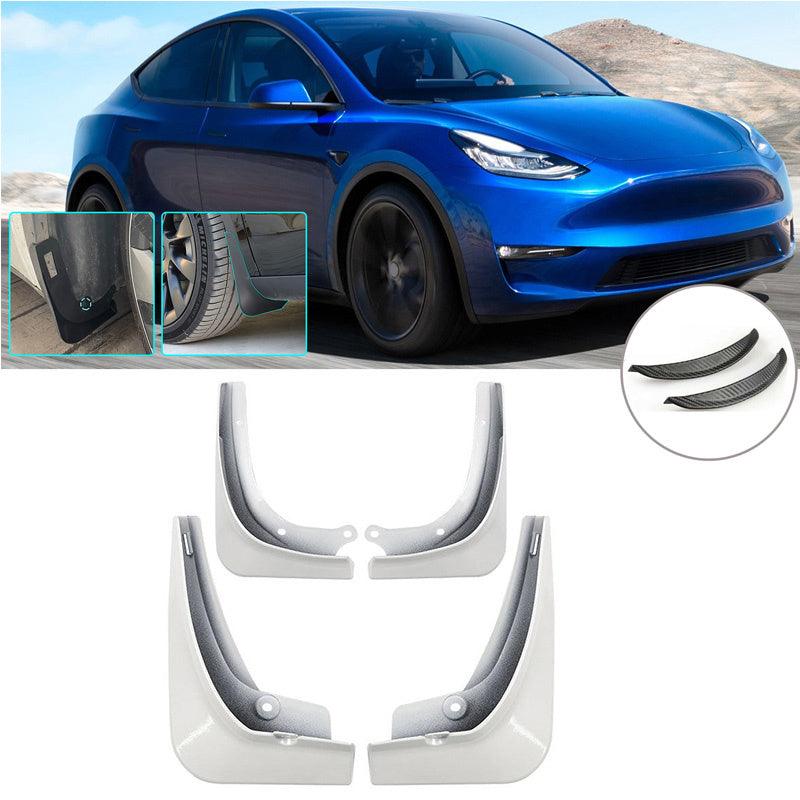 Model Y Mudflaps Splash Guards MudGuards Mud Flaps Fender Car Protect 4 PCS for Tesla (2020-2023) - Evooor
