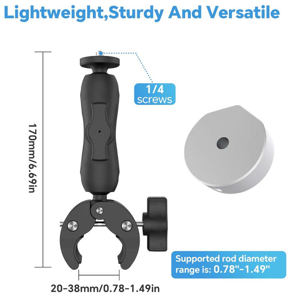 Universal Adjustable Clamp Mount for Satellite Dishes - Compatible with Starlink Mini Dish - Evooor