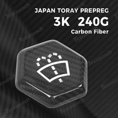 [Real Carbon Fiber] Windshield Washer Fluid Cap Cover for Tesla Cybertruck - Evooor