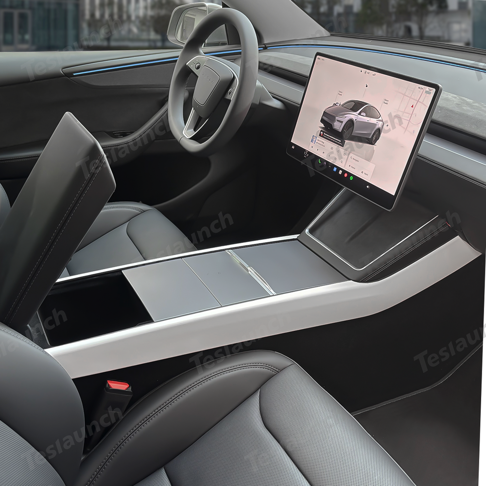 Tesla Model Y Juniper 2025+ Center Console Panel Trim - Upgrade Your Interior Styling! - Evooor