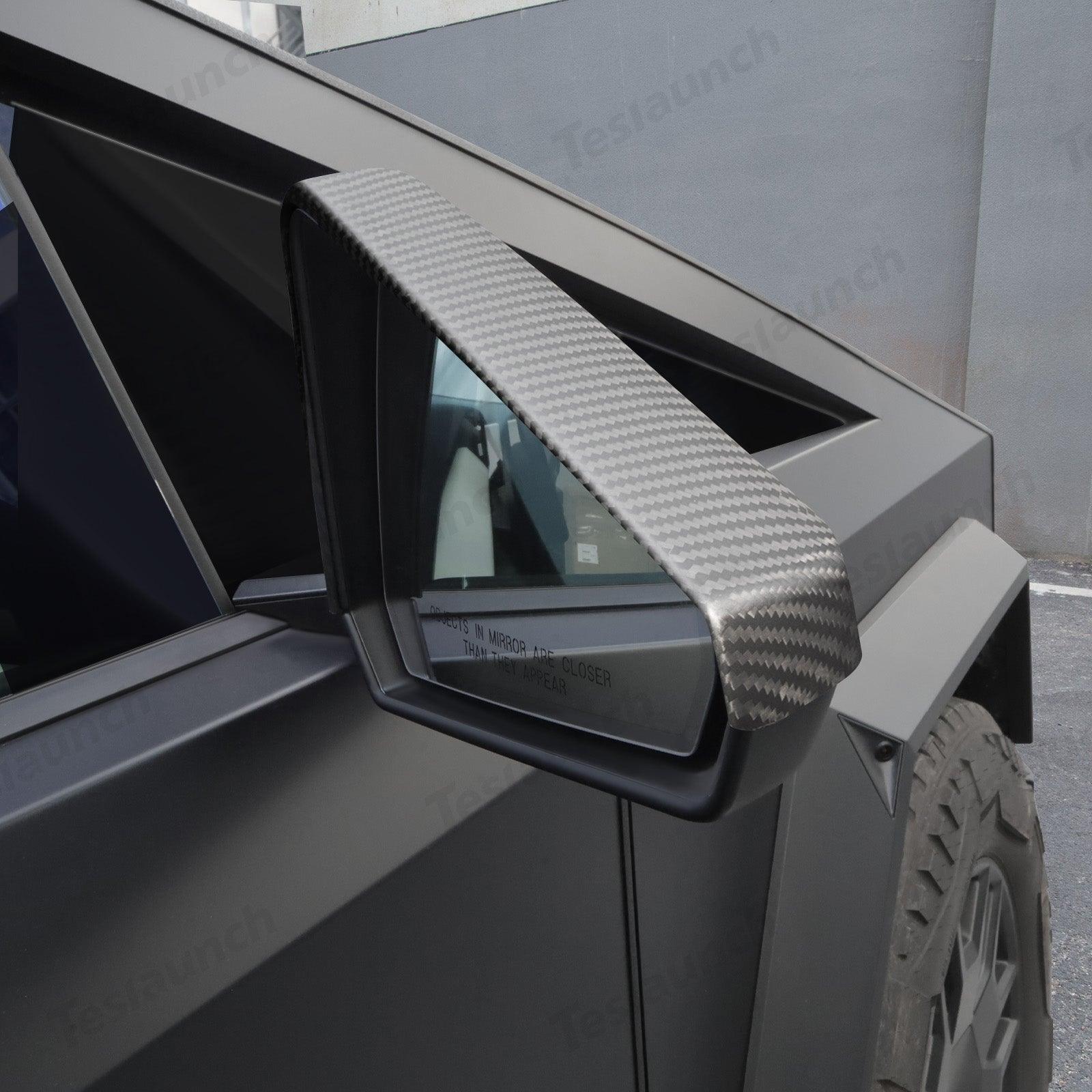 [Real Carbon Fiber] Rear View Mirror Covers (1 Pair) for Cybertruck - Evooor