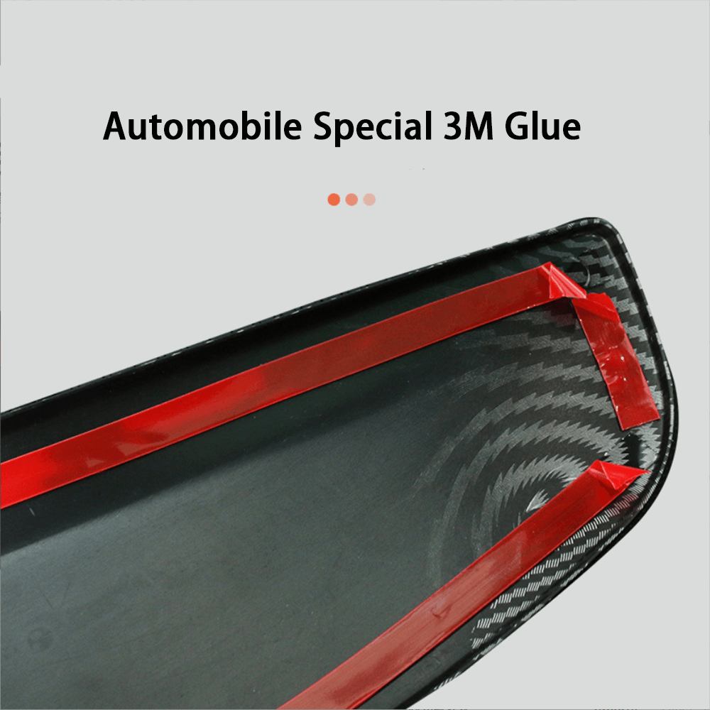 Carbon Fiber Pattern Split Dashboard Cover and Air Outlet Cover Set for Tesla Model 3 - Compatible with Highland 2024+ - Evooor