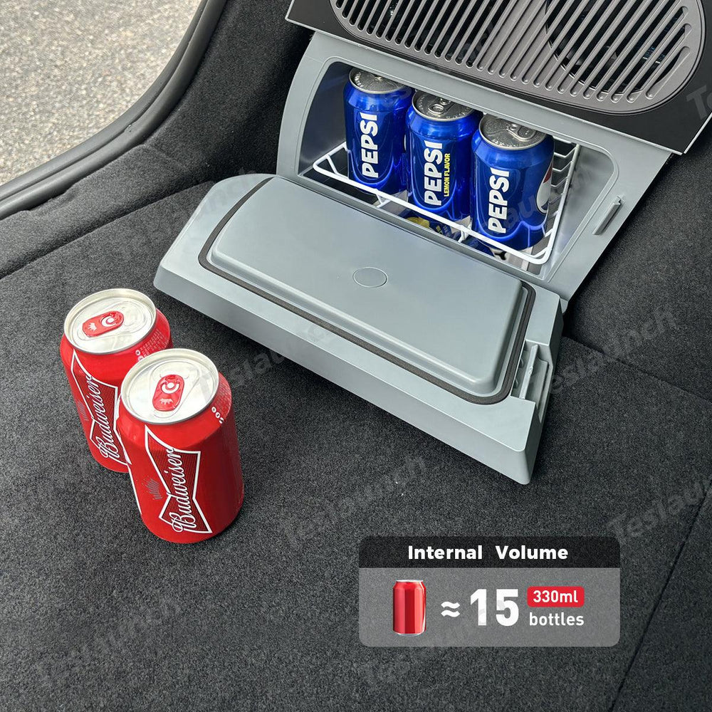 15L Hidden Rear Trunk Refrigerator – Compressor Cooler for Tesla Model Y Juniper 2025+ - Evooor