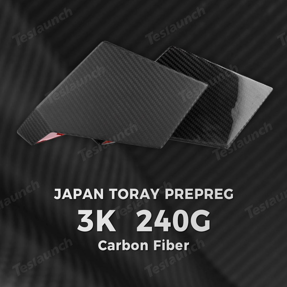 [Real Carbon Fiber] Rear Screen Frame Cover for Cybertruck - Evooor