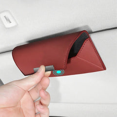 Leather Car Visor Glasses Holder For VW ID.3 2021-2025 - Evooor