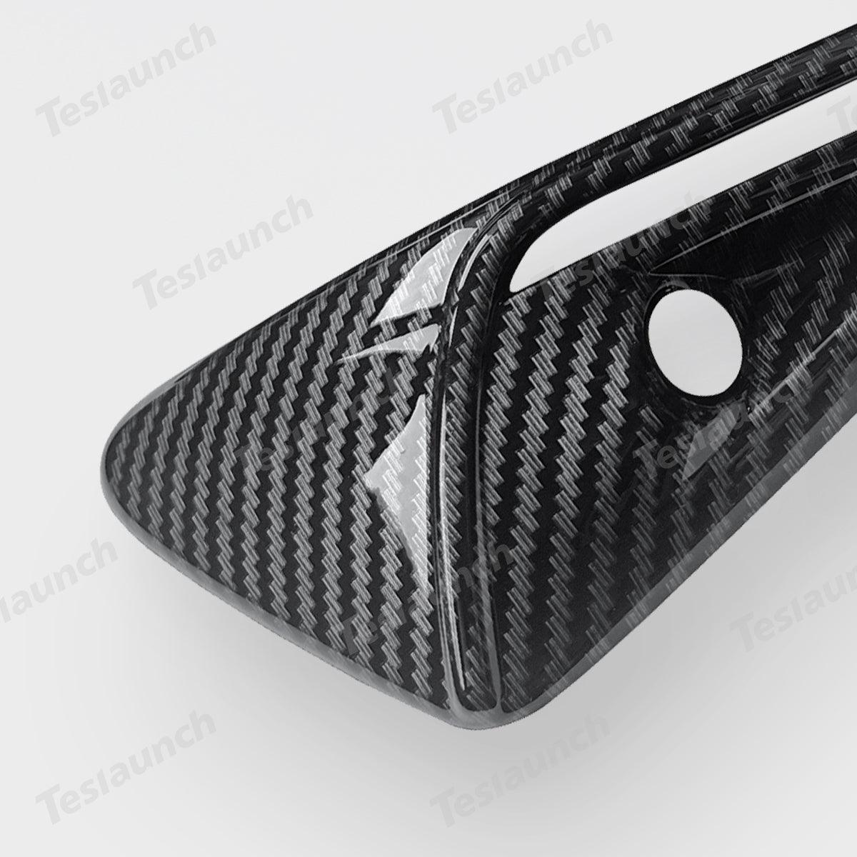 Carbon Fiber Pattern Turn Signal & Side Camera Covers (ABS) for Tesla Model Y Juniper 2025+ - Evooor