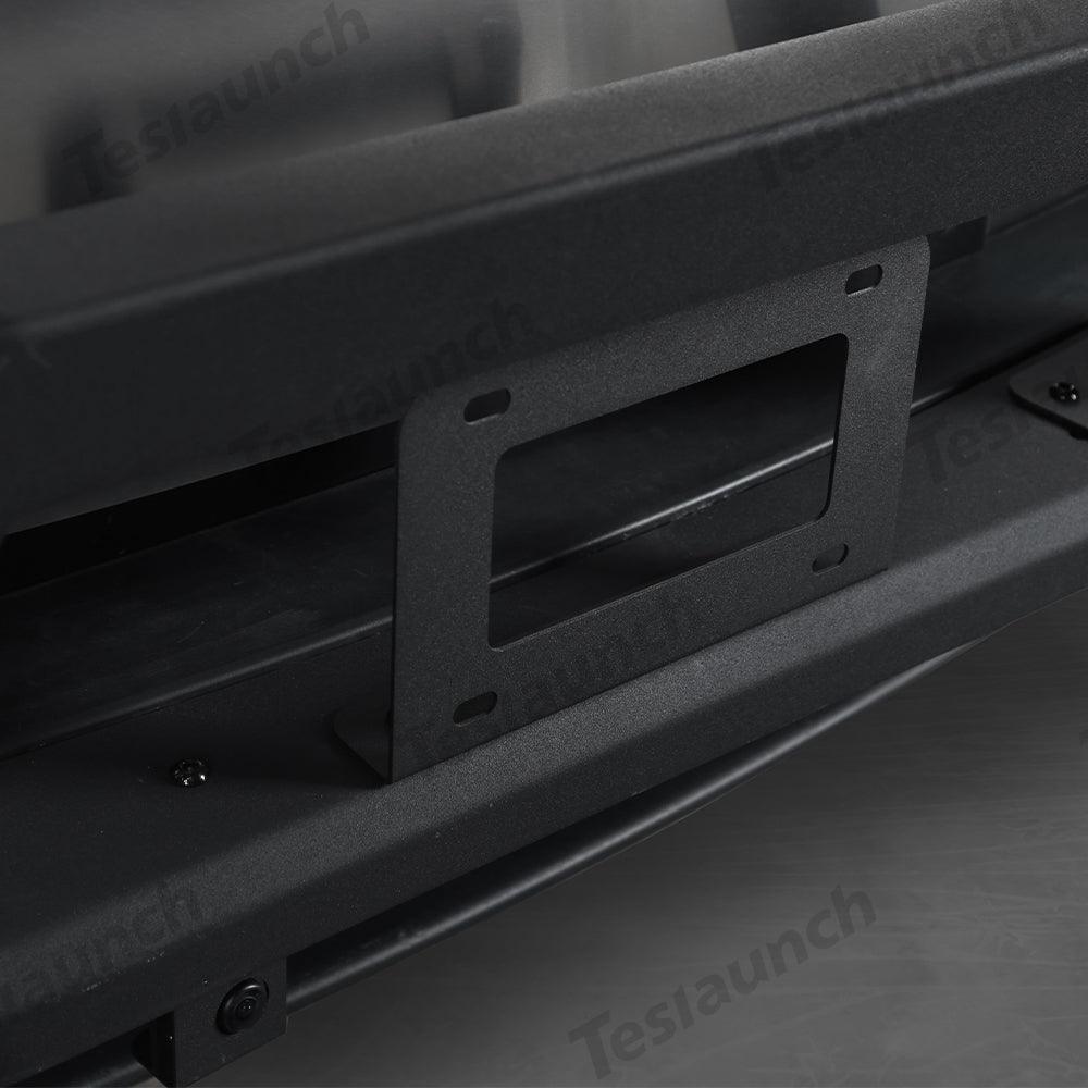 Heavy Duty Front Bumper with License Plate Frame for Tesla Cybertruck - Evooor