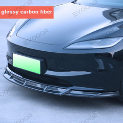 2024 Model 3 Highland Sports Style Front Bumper Lip Kit for Tesla