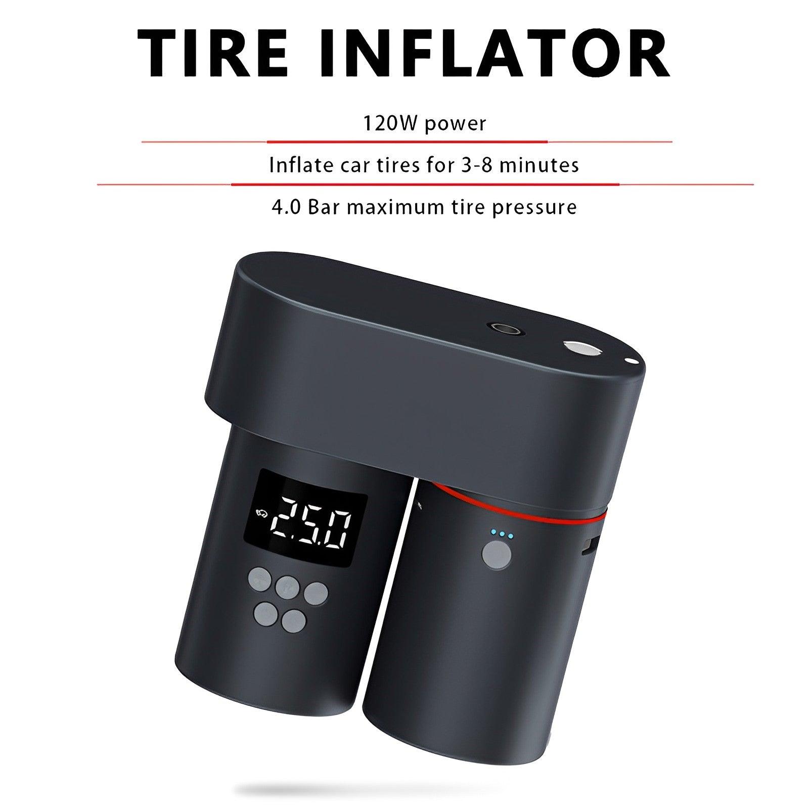 Tesla All in One Multifunctional Car Kit - Car Wash Gun, Air Pump, Vacuum Cleaner, Repair Light, Mobile Phone Charger - Evooor