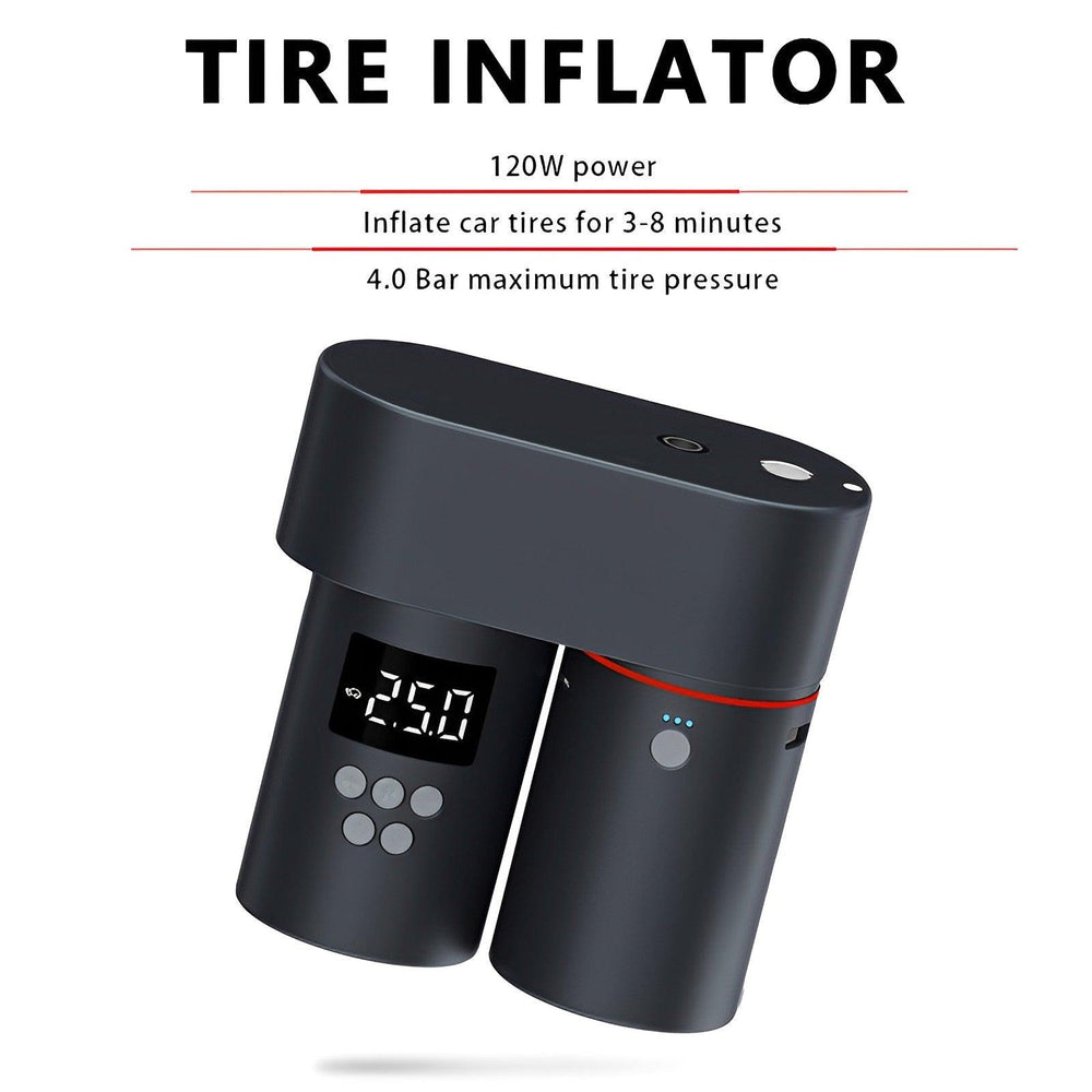 Tesla All in One Multifunctional Car Kit - Car Wash Gun, Air Pump, Vacuum Cleaner, Repair Light, Mobile Phone Charger - Evooor