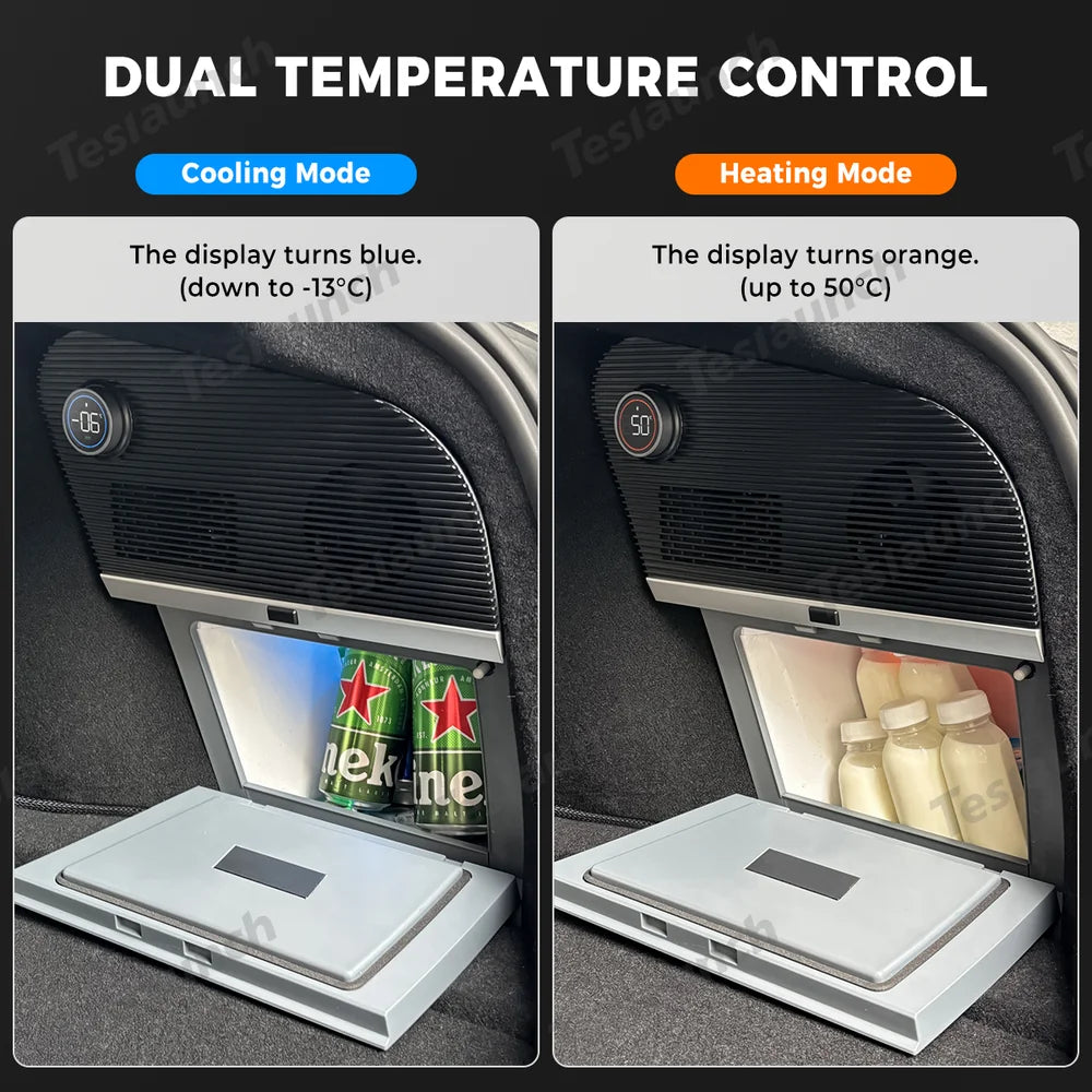 Highland 2024+ Tesla Model 3 10L Quiet Rear Trunk Mini Fridge – Compressor Cooling System - Evooor