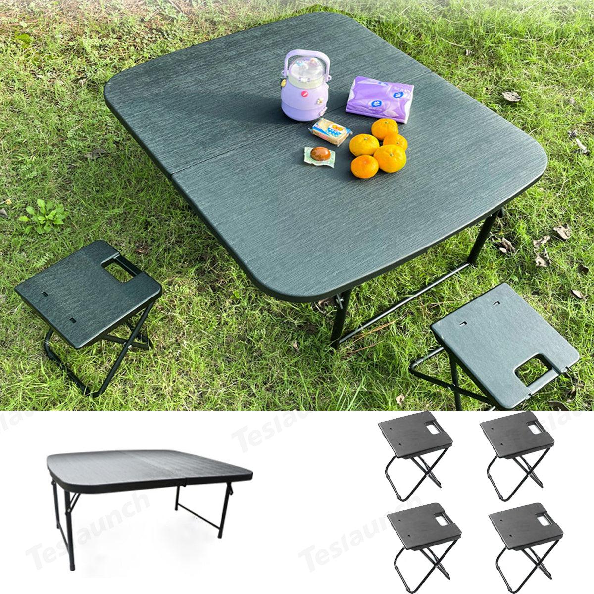 Upgraded Camping Folding Table Travel & Trunk Storage for Tesla Model Y Juniper 2025+ - Evooor