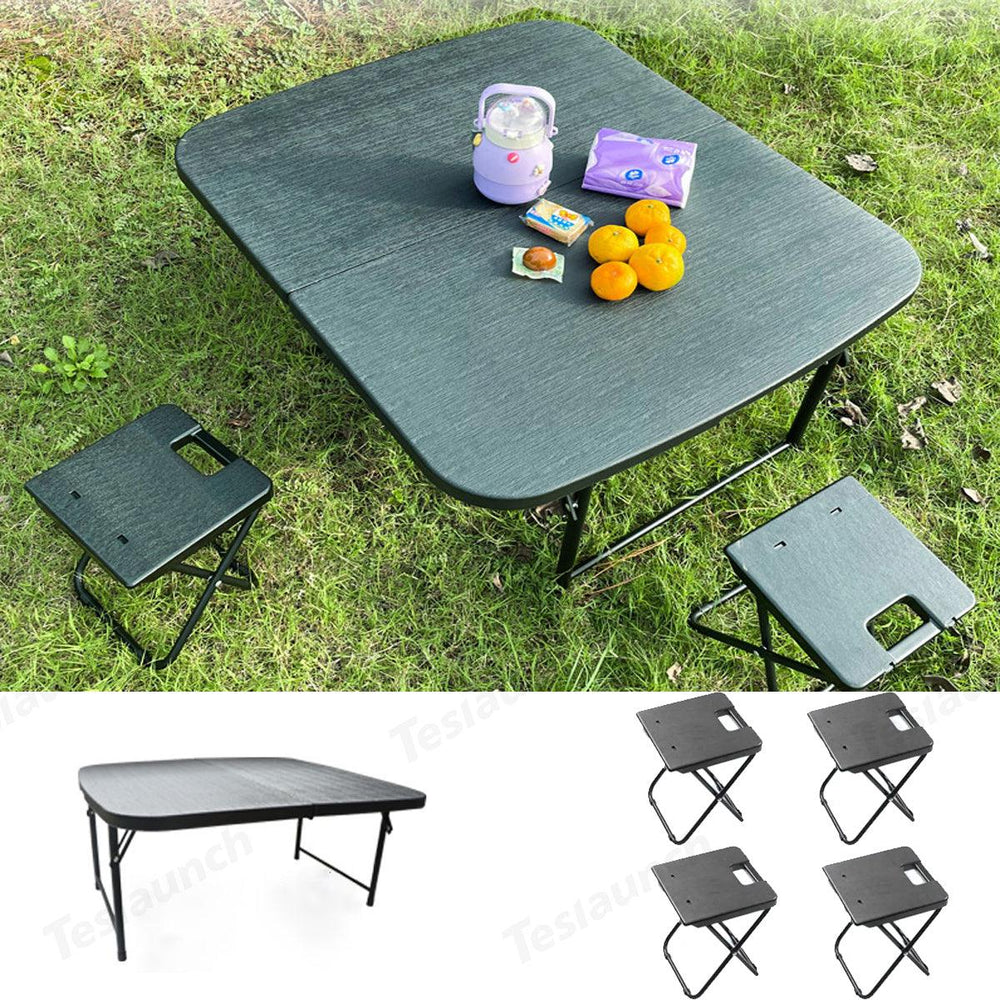 Upgraded Camping Folding Table Travel & Trunk Storage for Tesla Model Y Juniper 2025+ - Evooor