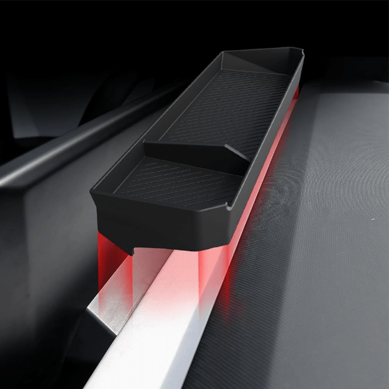 Silicone Center Console Behind Screen Storage Box for Cybertruck - Evooor