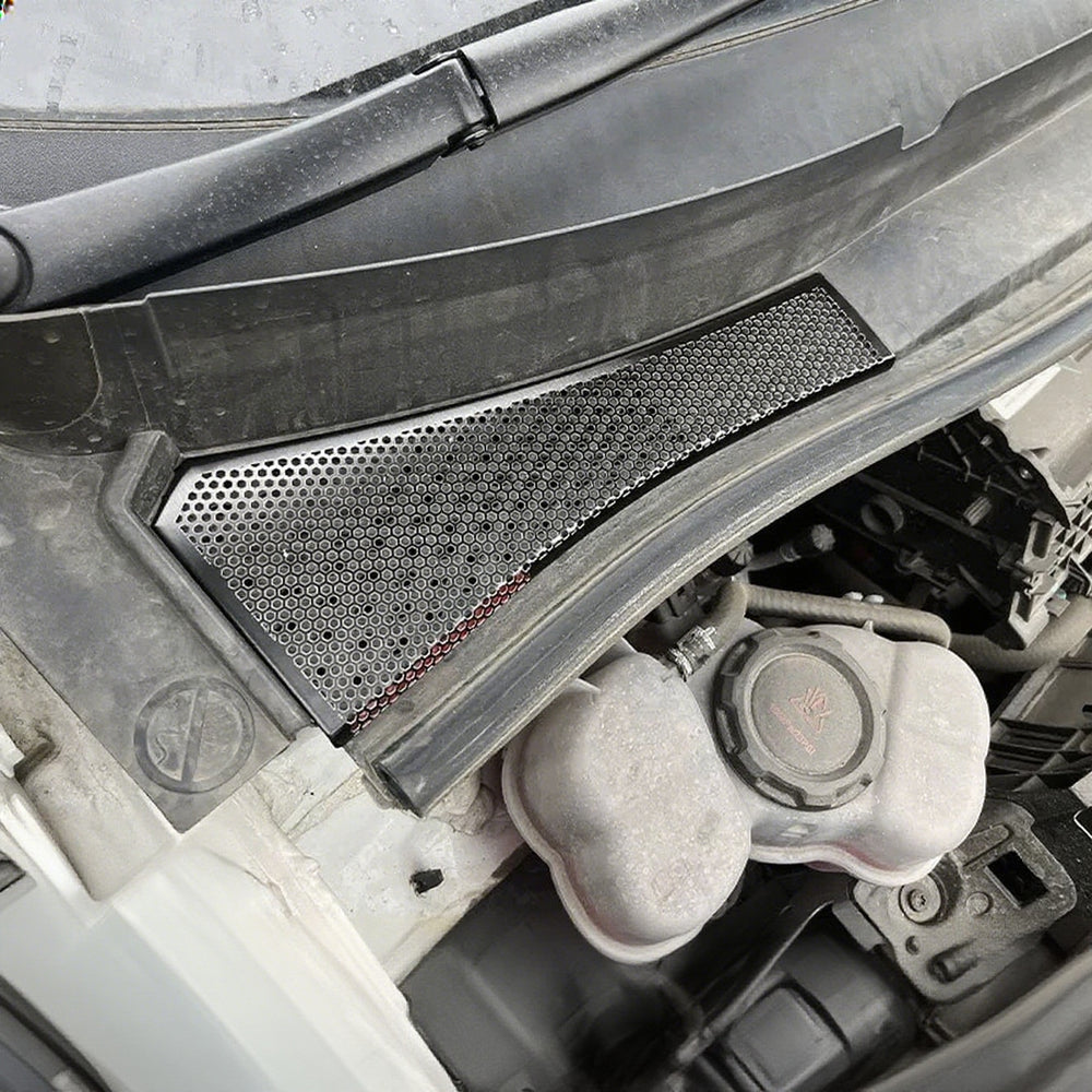 Stainless Steel Front Hood Dust Protection Cover For VW ID.3 2021-2025(2Pcs) - Evooor