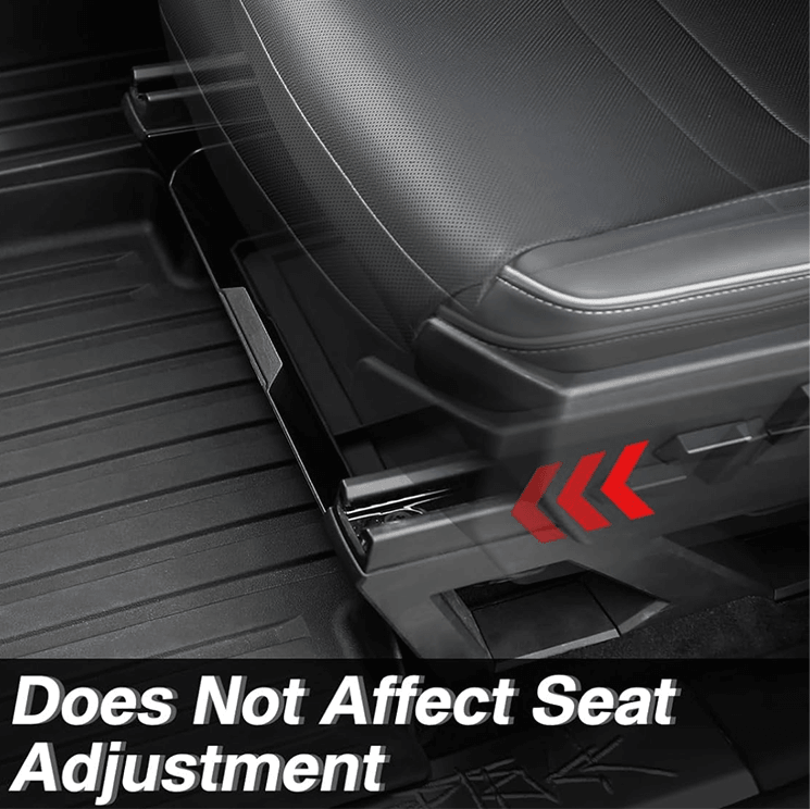 Front Under Seat Storage Box with Silicone Pad for Cybertruck - Evooor