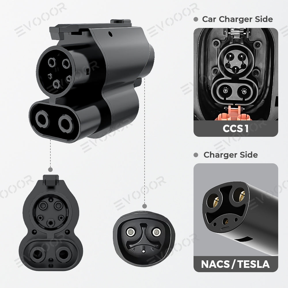 CCS1 to Tesla Charging Adapter for Electric Vehicles
