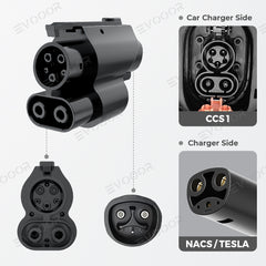 CCS1 to Tesla Charging Adapter for Electric Vehicles