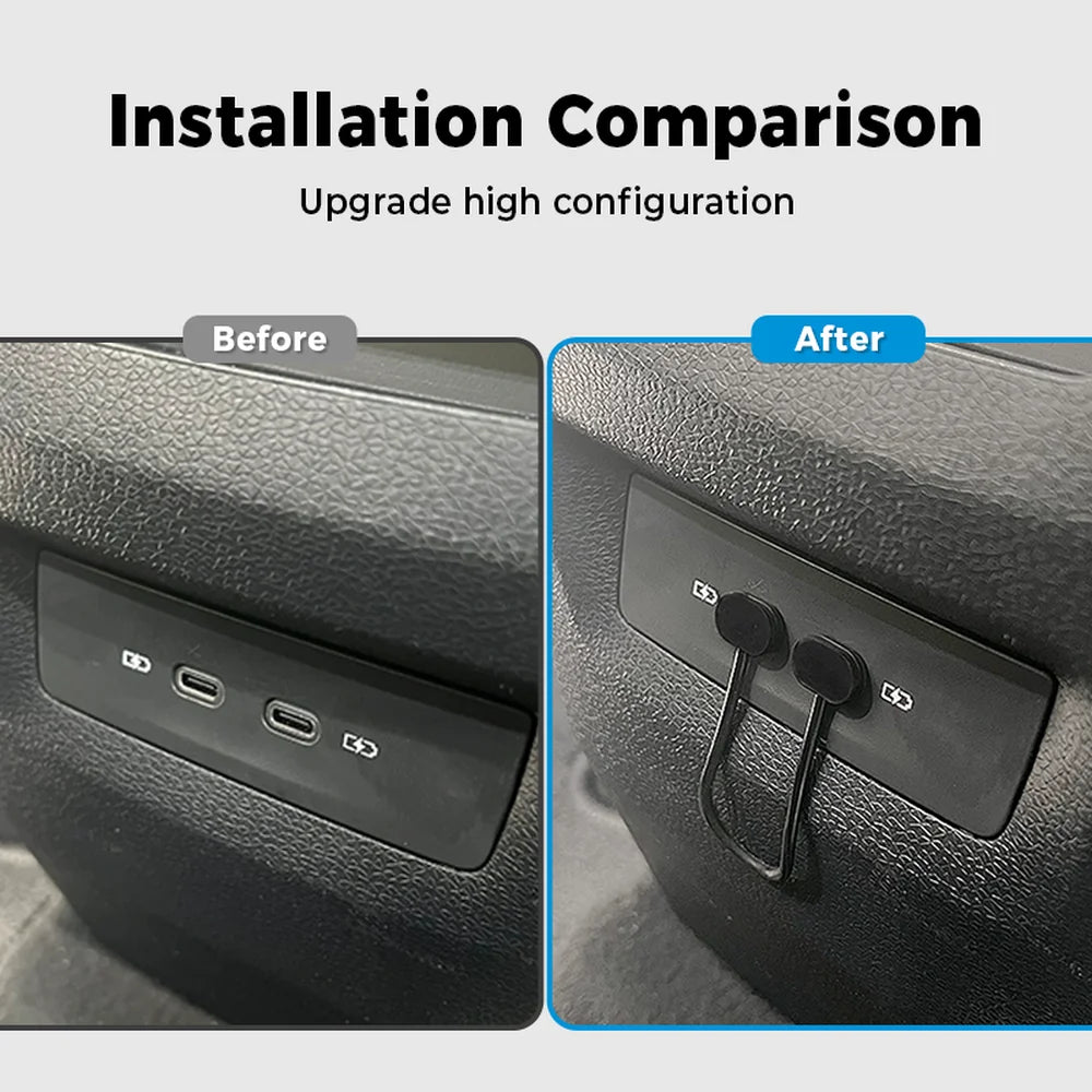 Silicone Type-C Port Protective Cover For VW ID.4 2021-2025 - Evooor