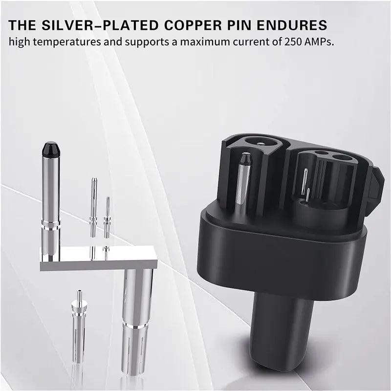 Tesla Model 3/Y/S/X CCS1 to Tesla Charger Adapter for Fast Charging - Evooor